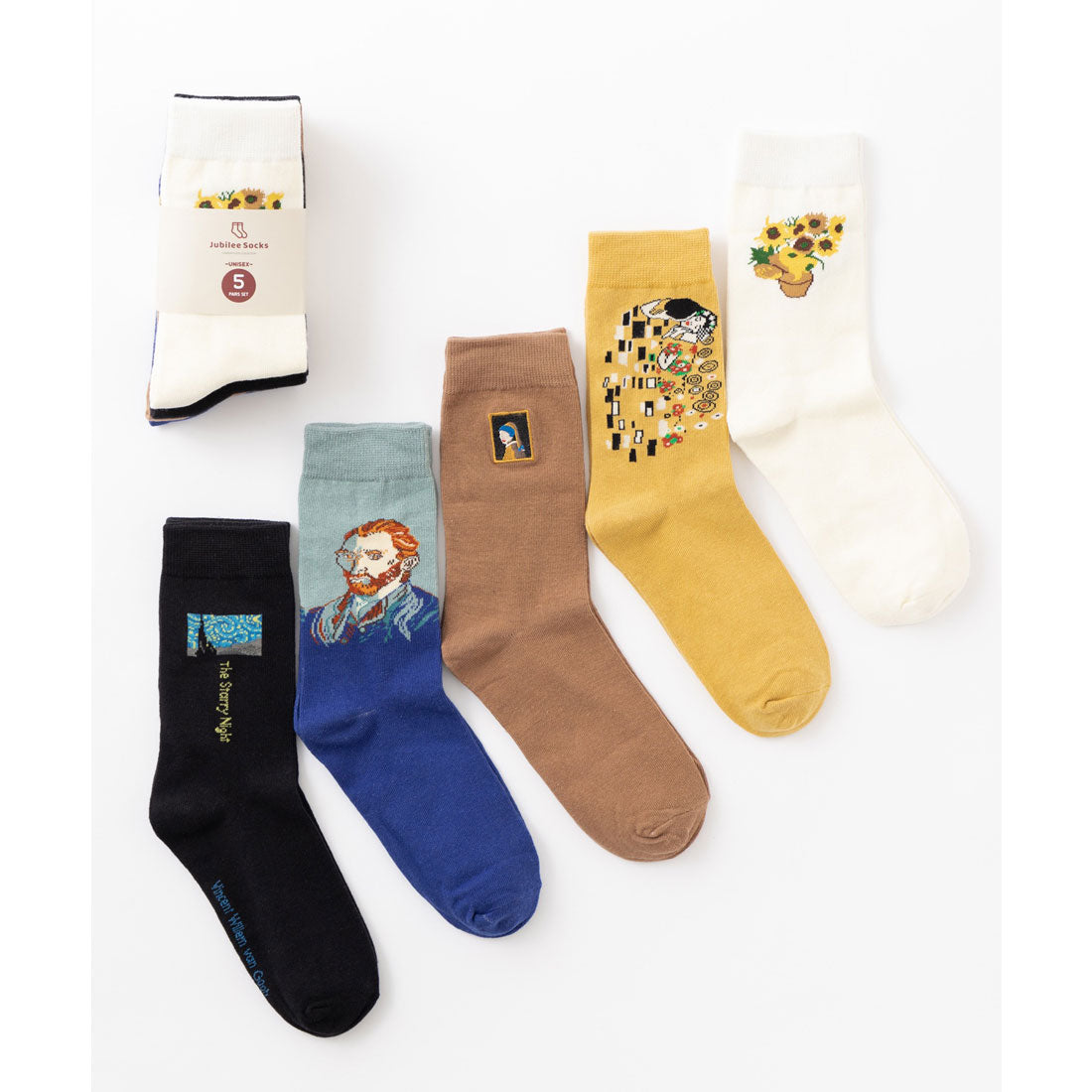 ジュビリー Jubilee ポップデザイン ソックス5足セット ユニセックス