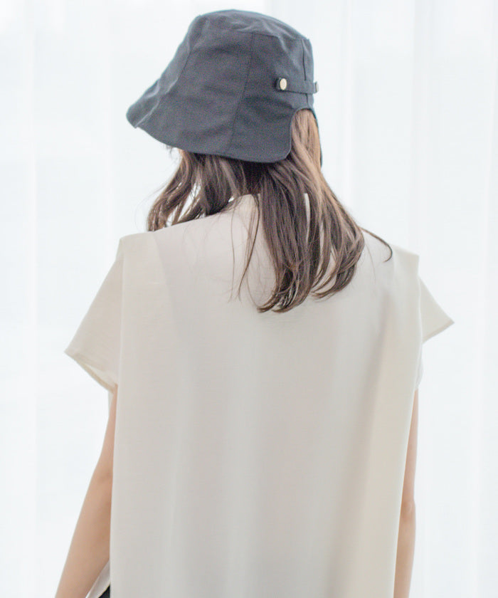 ジャイロ JAYRO UVカットパネルチューリップハット,クロ