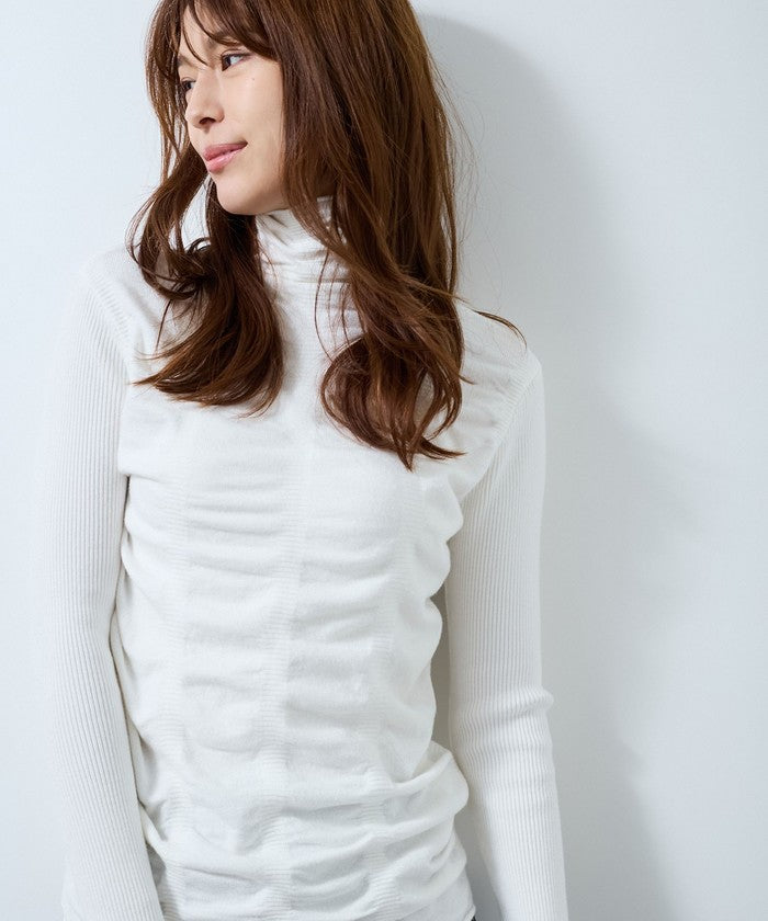 ジャイロ JAYRO シャリングギャザーニットプルオーバー R31 536 (シロ) シロ