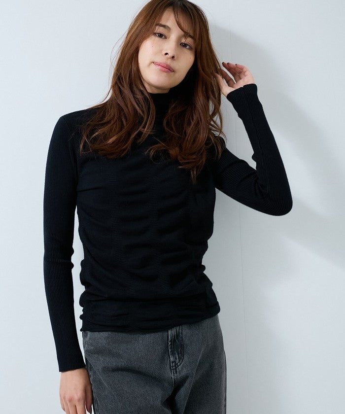 ジャイロ JAYRO シャリングギャザーニットプルオーバー R31 536 (シロ) シロ