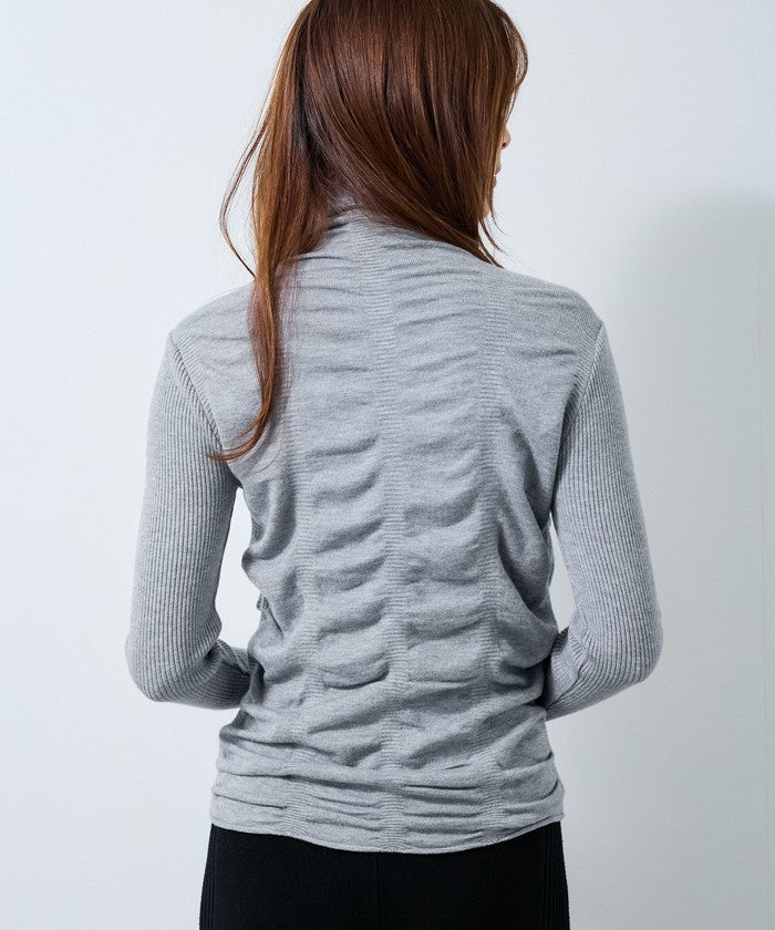 ジャイロ JAYRO シャリングギャザーニットプルオーバー R31 536 (シロ) シロ