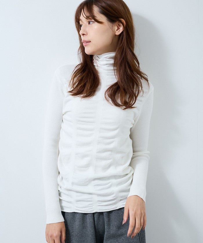 ジャイロ JAYRO シャリングギャザーニットプルオーバー R31 536 (シロ) シロ