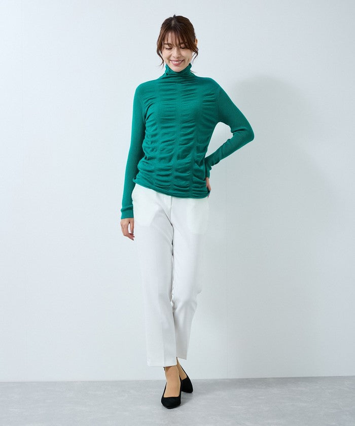 ジャイロ JAYRO シャリングギャザーニットプルオーバー R31 536 (シロ) シロ