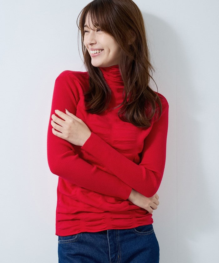 ジャイロ JAYRO シャリングギャザーニットプルオーバー R31 536 (シロ) シロ