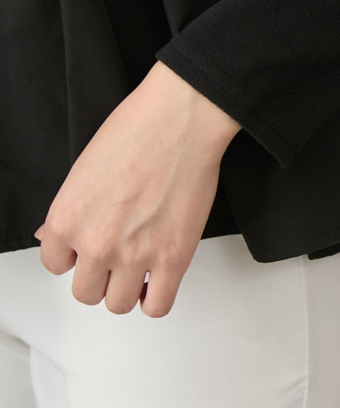 ジャイロ JAYRO パール使いペプラムプルオーバー   (クロ) クロ