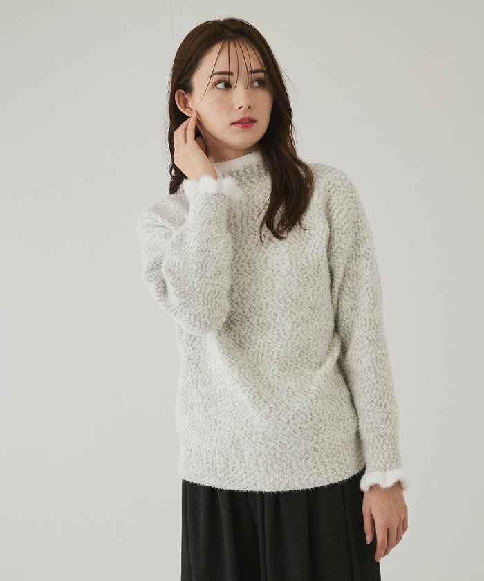 ジャイロ JAYRO ミックスカラーボトルネックプルオーバー