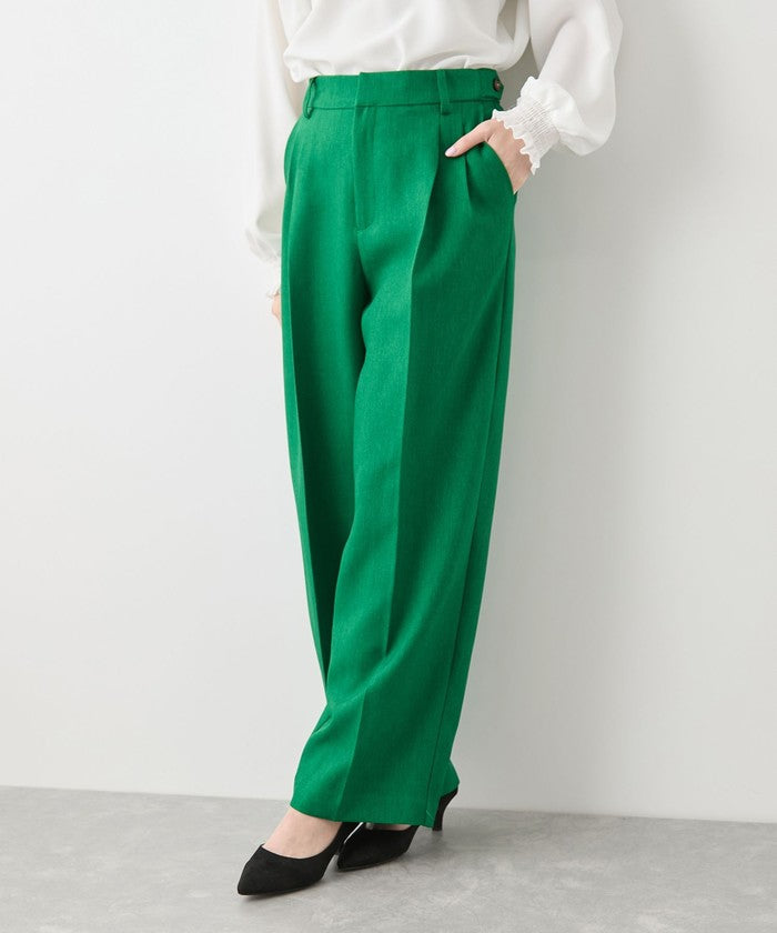 ジャイロ JAYRO 2タックワイドスラックスパンツ (グリーン) グリーン