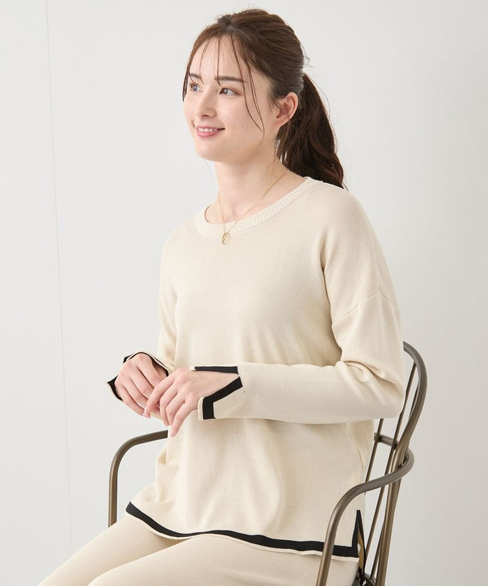 ジャイロ JAYRO 配色ニットパンツセットアップ 151ー192951 セレクション (シロ) シロ