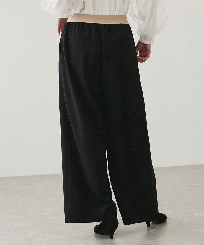 JAYRO Ribbed Color-Blocked Pants
