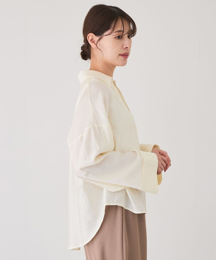 ジャイロ JAYRO 【EC限定】スキッパーシャツ (ベージュ) ベージュ