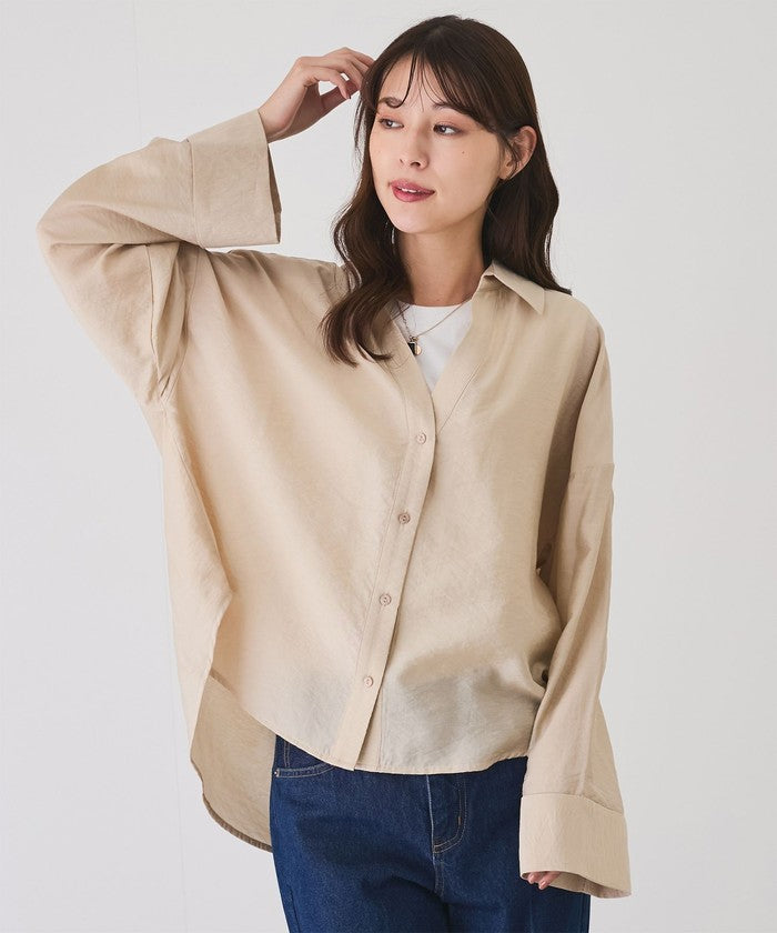 ジャイロ JAYRO 【EC限定】スキッパーシャツ (ベージュ) ベージュ