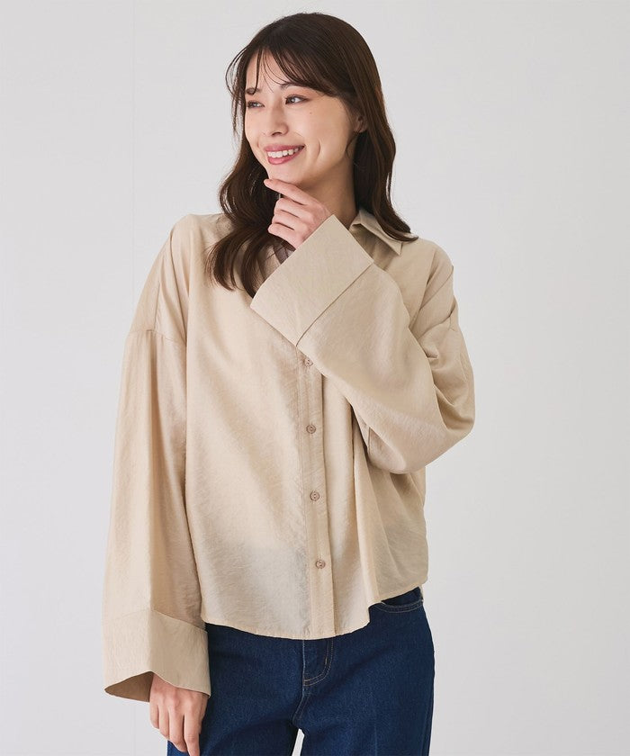 ジャイロ JAYRO 【EC限定】スキッパーシャツ (ベージュ) ベージュ