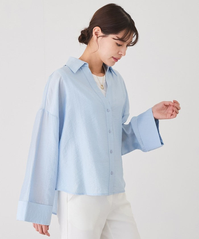 ジャイロ JAYRO 【EC限定】スキッパーシャツ (ベージュ) ベージュ