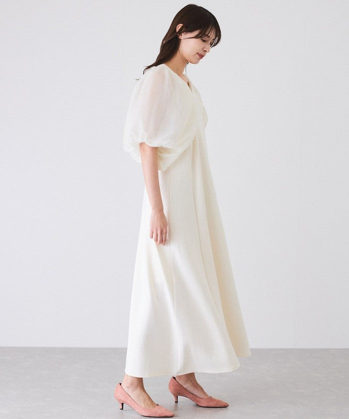 ジャイロ JAYRO 袖ボリュームポンチワンピース (ホワイト2) ホワイト2