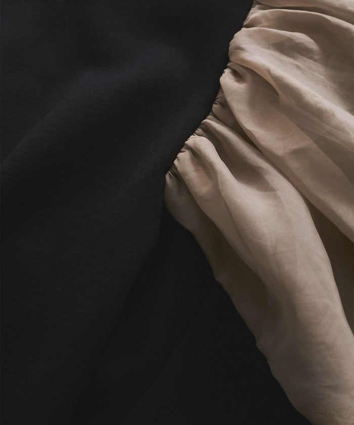 ジャイロ JAYRO 袖ボリュームポンチワンピース (ホワイト2) ホワイト2