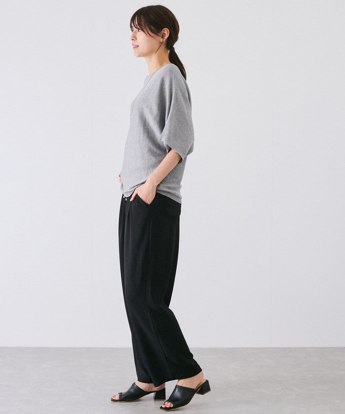 ジャイロ JAYRO ドルマン5分袖ラメニット N12ー266A (グレー) グレー