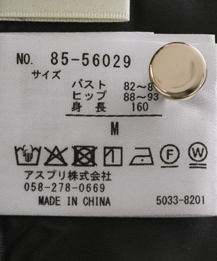 ジャイロ JAYRO 楊柳花柄プリントワンピース (ブラック) ブラック