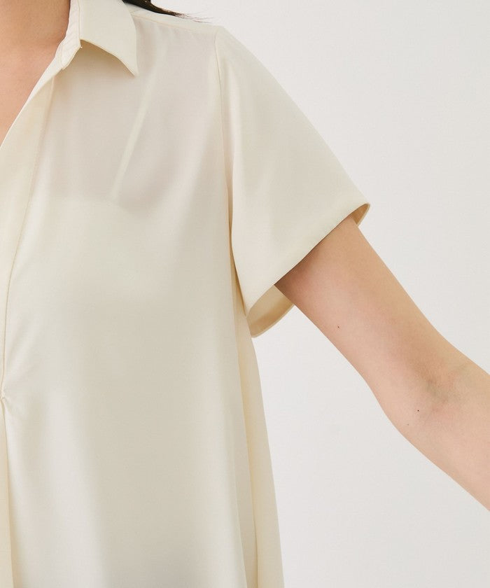 ジャイロ JAYRO Aラインチュニックブラウス (グリーン1) グリーン1