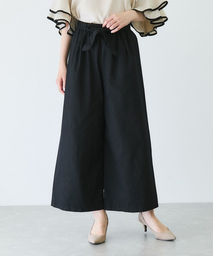 ジャイロ JAYRO スラブデニムクロプトワイドパンツ (ブラック) ブラック