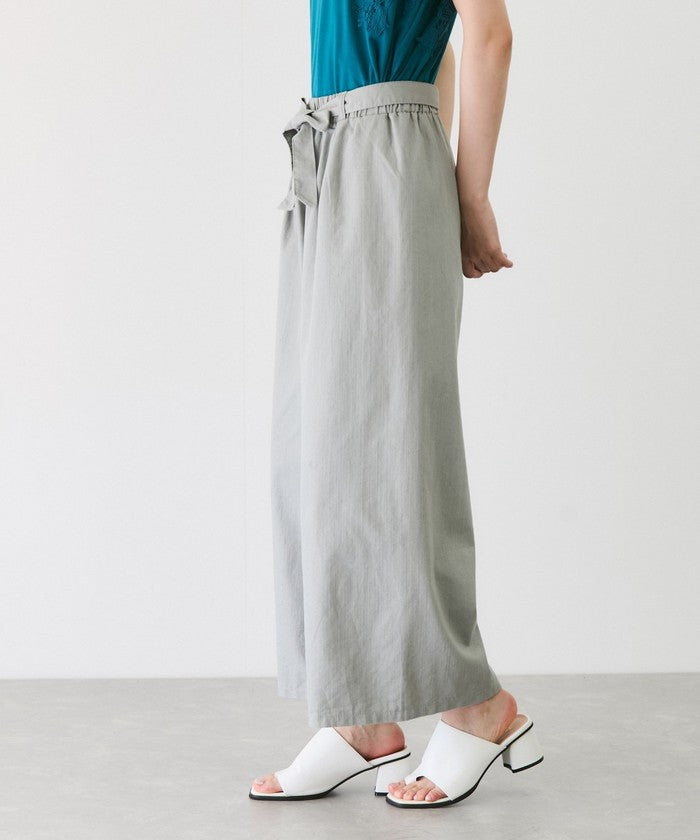 ジャイロ JAYRO スラブデニムクロプトワイドパンツ (ブラック) ブラック