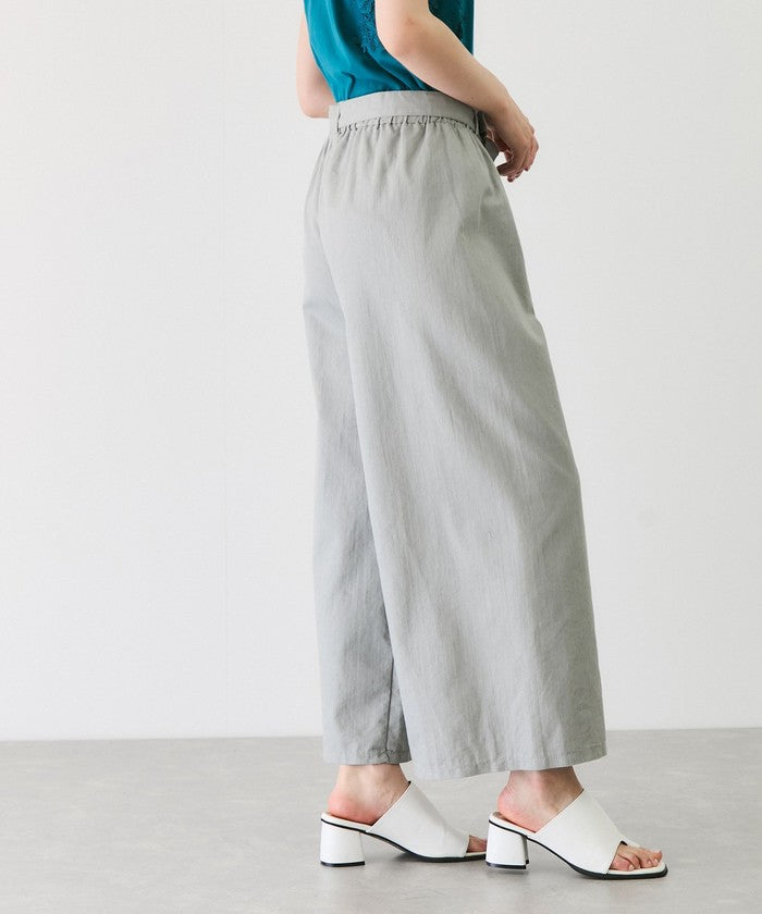 ジャイロ JAYRO スラブデニムクロプトワイドパンツ (ブラック) ブラック