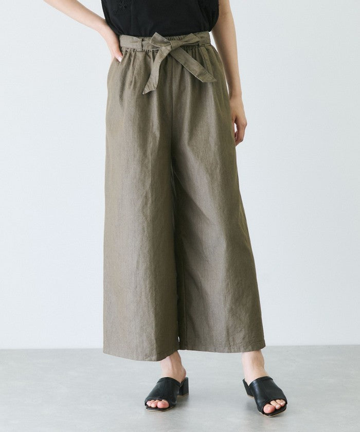 ジャイロ JAYRO スラブデニムクロプトワイドパンツ (ブラック) ブラック