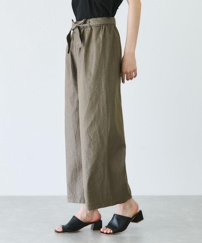 ジャイロ JAYRO スラブデニムクロプトワイドパンツ (ブラック) ブラック