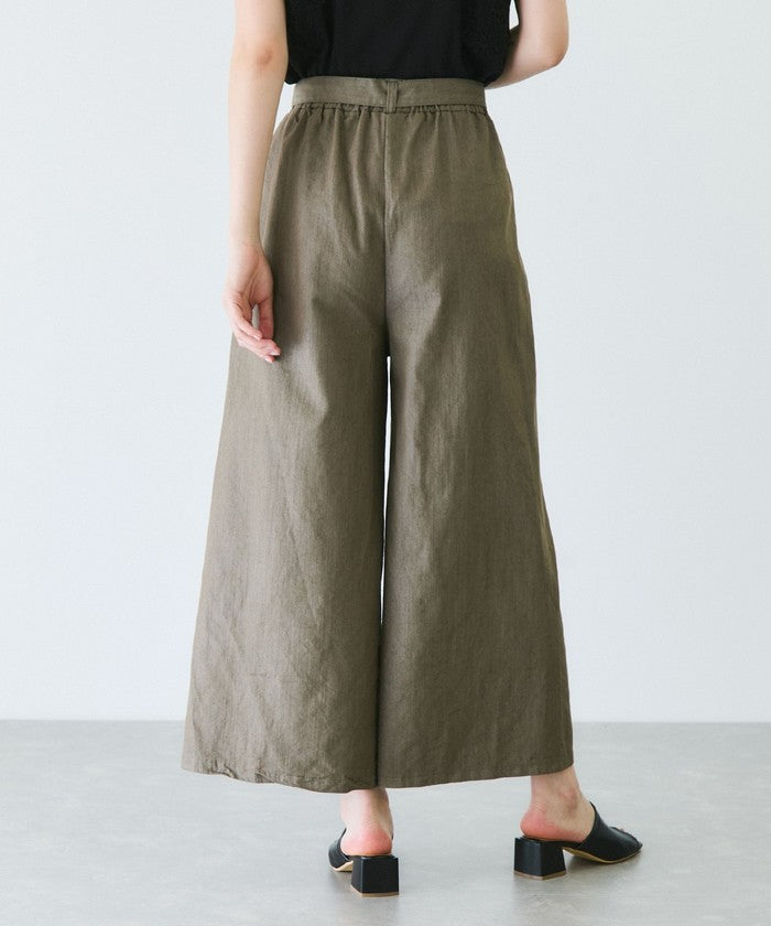 ジャイロ JAYRO スラブデニムクロプトワイドパンツ (ブラック) ブラック