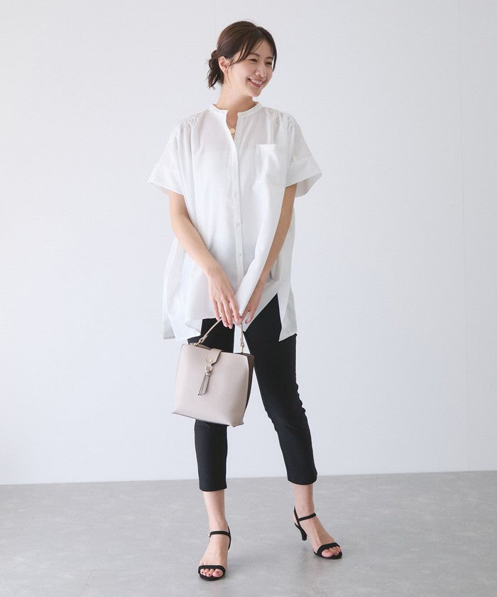 ジャイロ JAYRO リネンライクシャツ (オレンジ) オレンジ