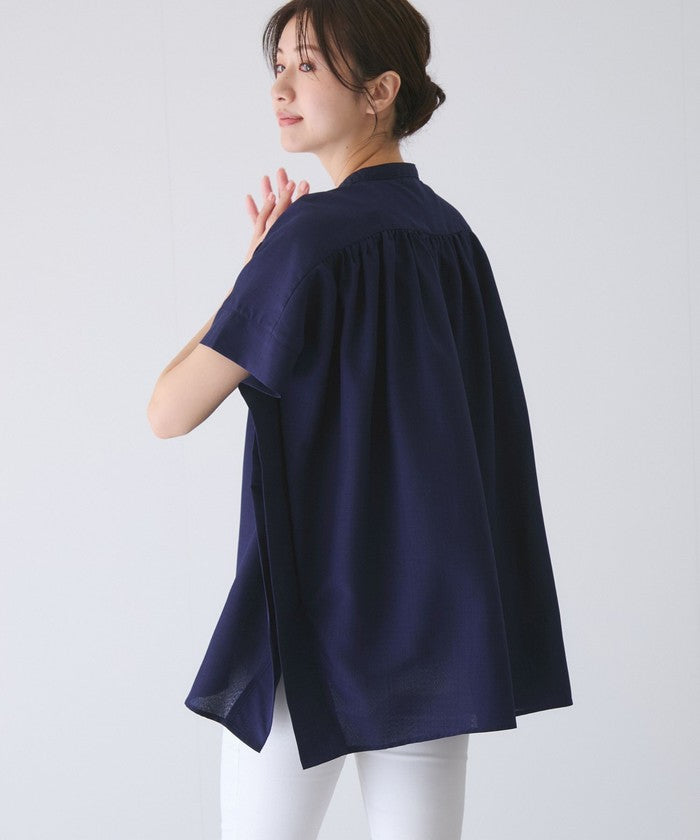 ジャイロ JAYRO リネンライクシャツ (オレンジ) オレンジ