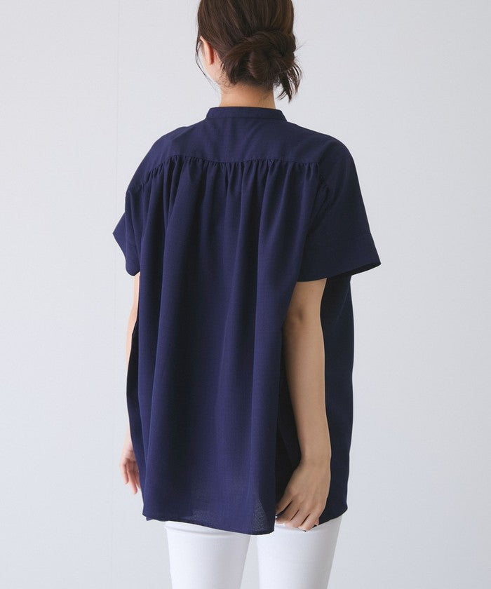 ジャイロ JAYRO リネンライクシャツ (オレンジ) オレンジ