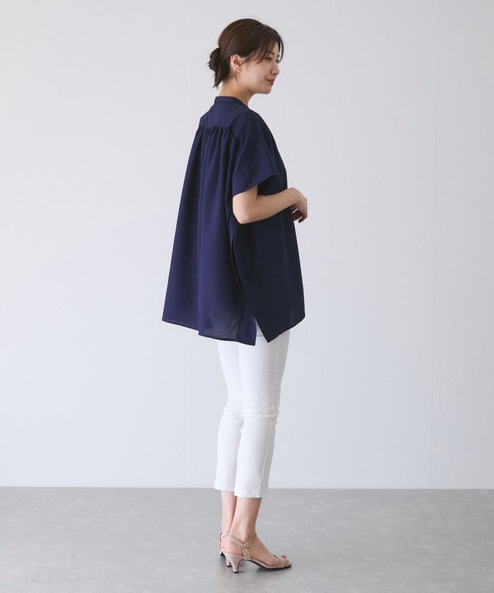 ジャイロ JAYRO リネンライクシャツ (オレンジ) オレンジ