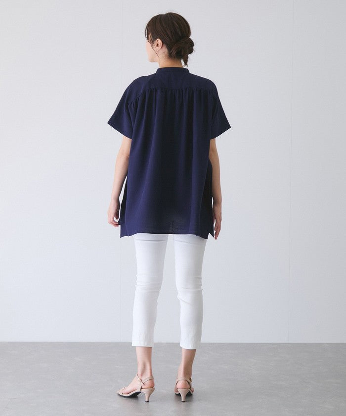 ジャイロ JAYRO リネンライクシャツ (オレンジ) オレンジ