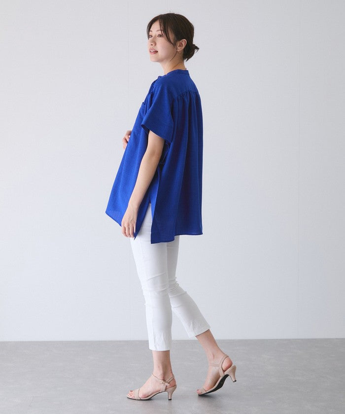 ジャイロ JAYRO リネンライクシャツ (オレンジ) オレンジ