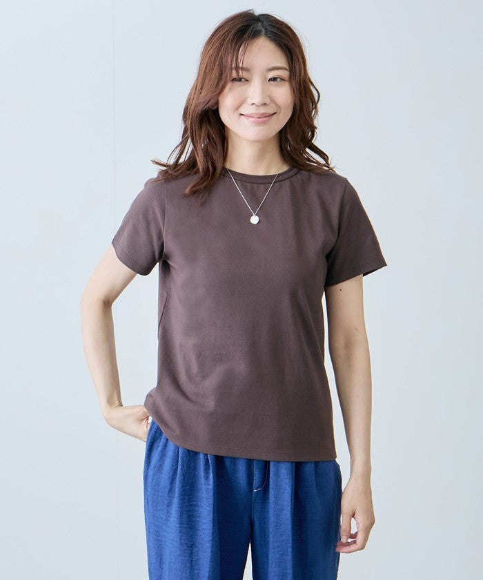 ジャイロ JAYRO ベーシックTシャツ (ブラウン) ブラウン