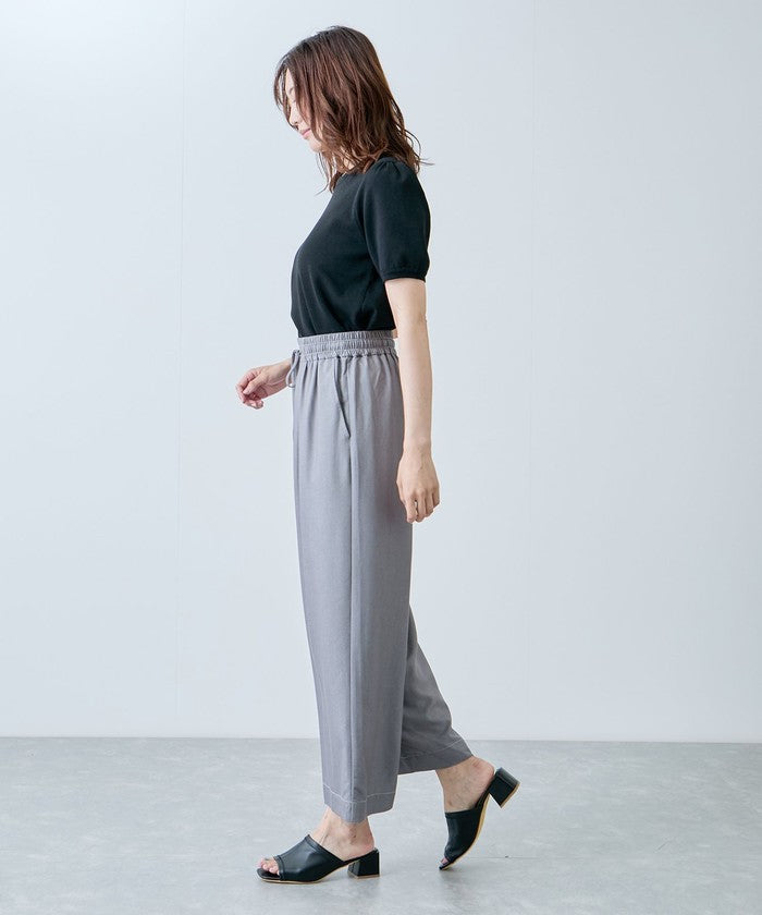 ジャイロ JAYRO デニムライクワイドパンツ (グレー) グレー