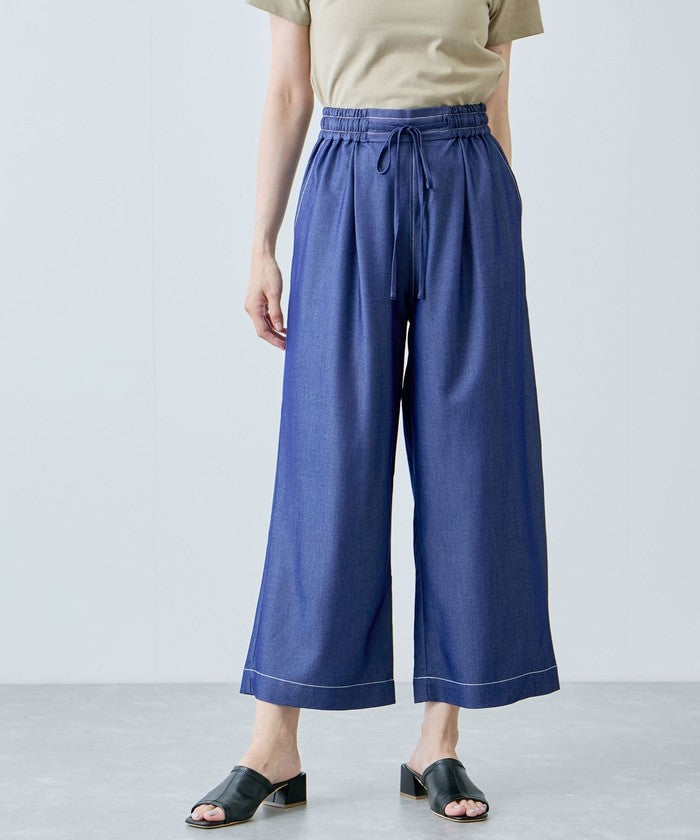 ジャイロ JAYRO デニムライクワイドパンツ (グレー) グレー