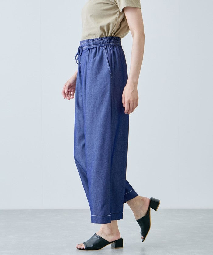 ジャイロ JAYRO デニムライクワイドパンツ (グレー) グレー