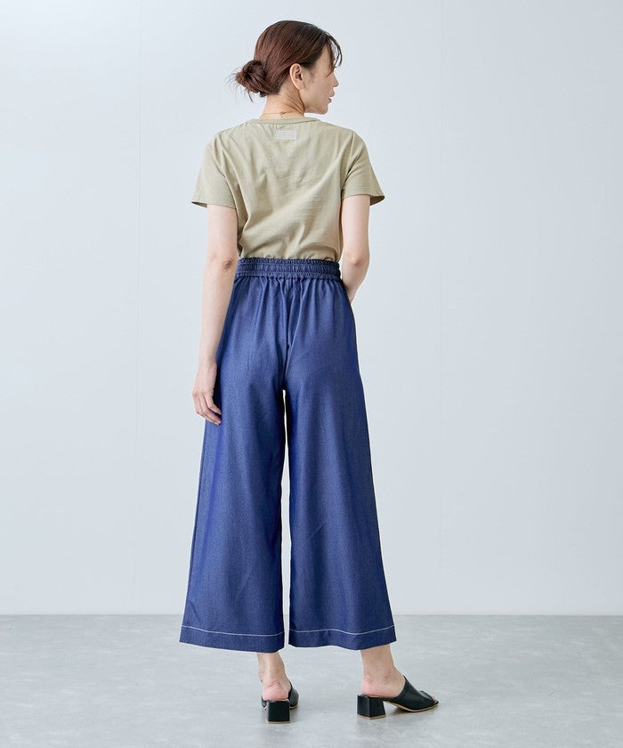 ジャイロ JAYRO デニムライクワイドパンツ (グレー) グレー