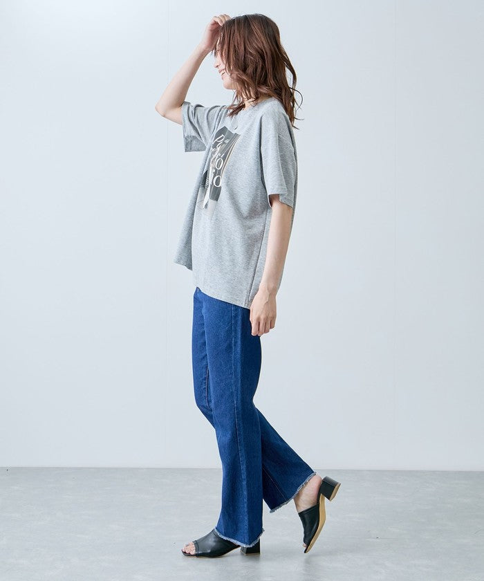 ジャイロ JAYRO フォトプリントTシャツ N12ー600A (ブラック) ブラック