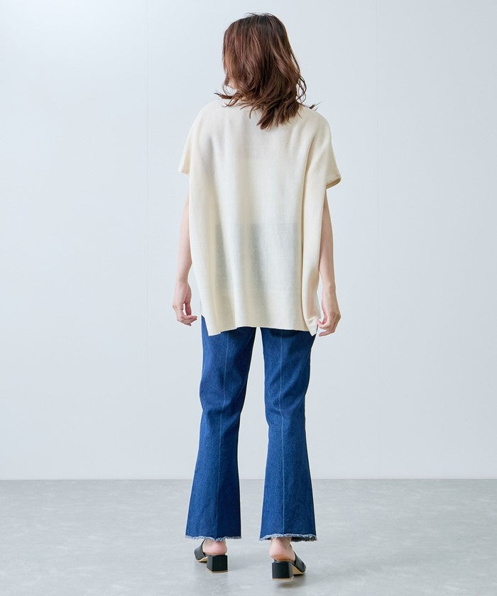 ジャイロ JAYRO ボートネックフレンチスリーブプルオーバー N12ー456 (ホワイト) ホワイト