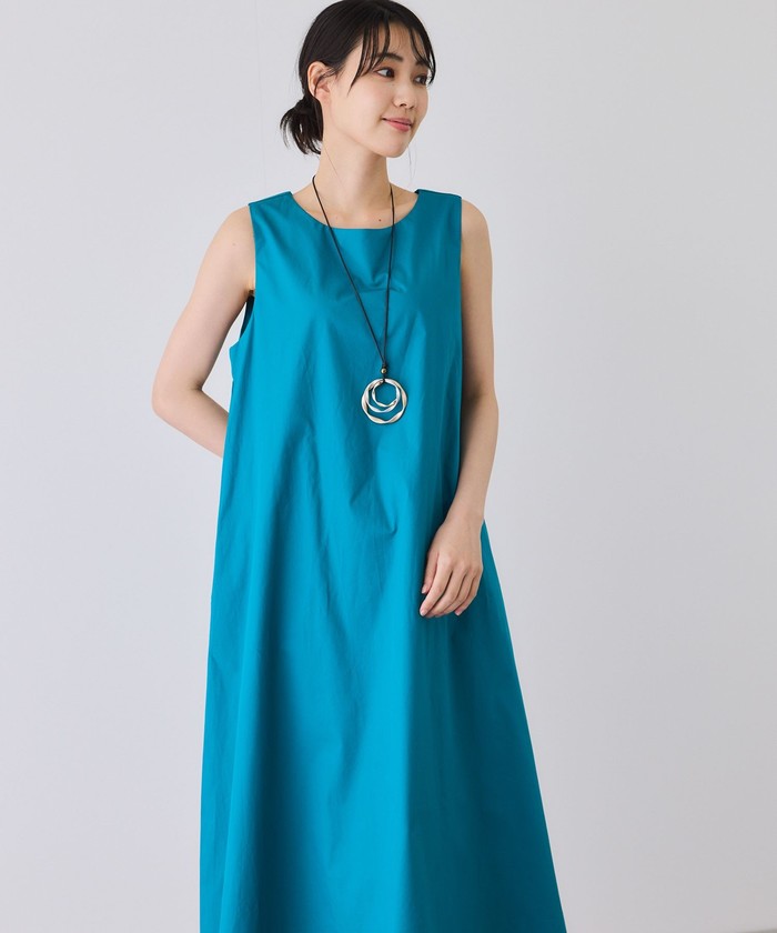 ジャイロ JAYRO ノースリーブフレアワンピース (ピンク) ピンク