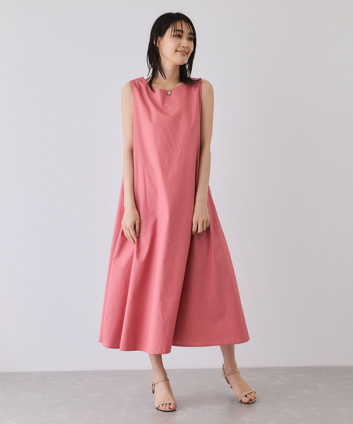 ジャイロ JAYRO ノースリーブフレアワンピース (ピンク) ピンク