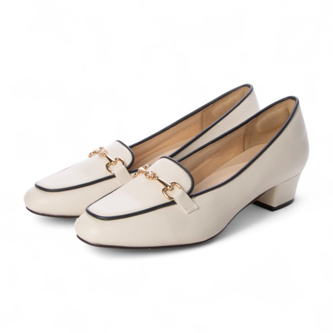 ジェリービーンズ JELLY BEANS レディースフワサラパンプス (WHT) WHT