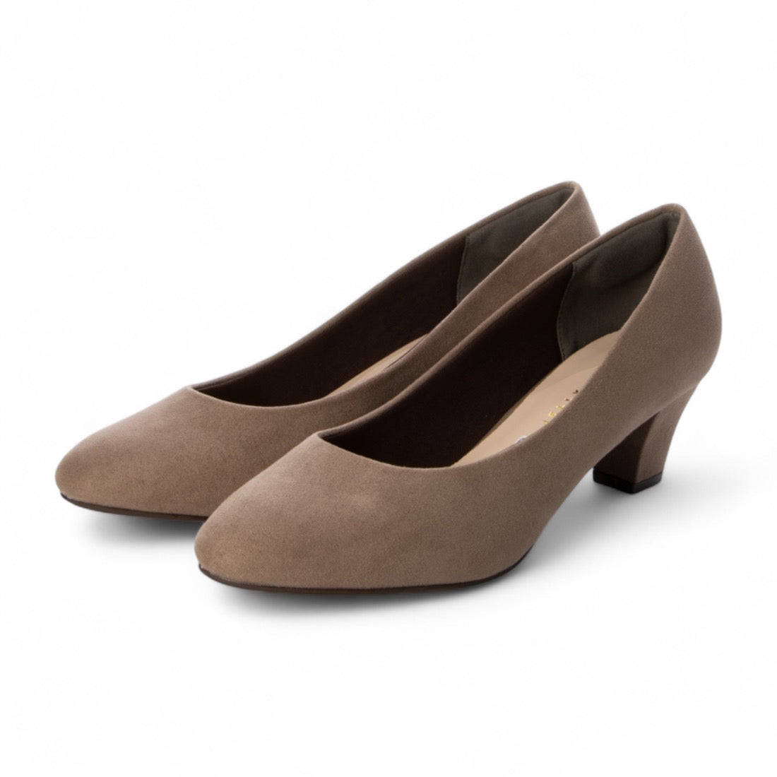 ジェリービーンズ JELLY BEANS レディースフワサラパンプス (OAK/SW) OAK/SW