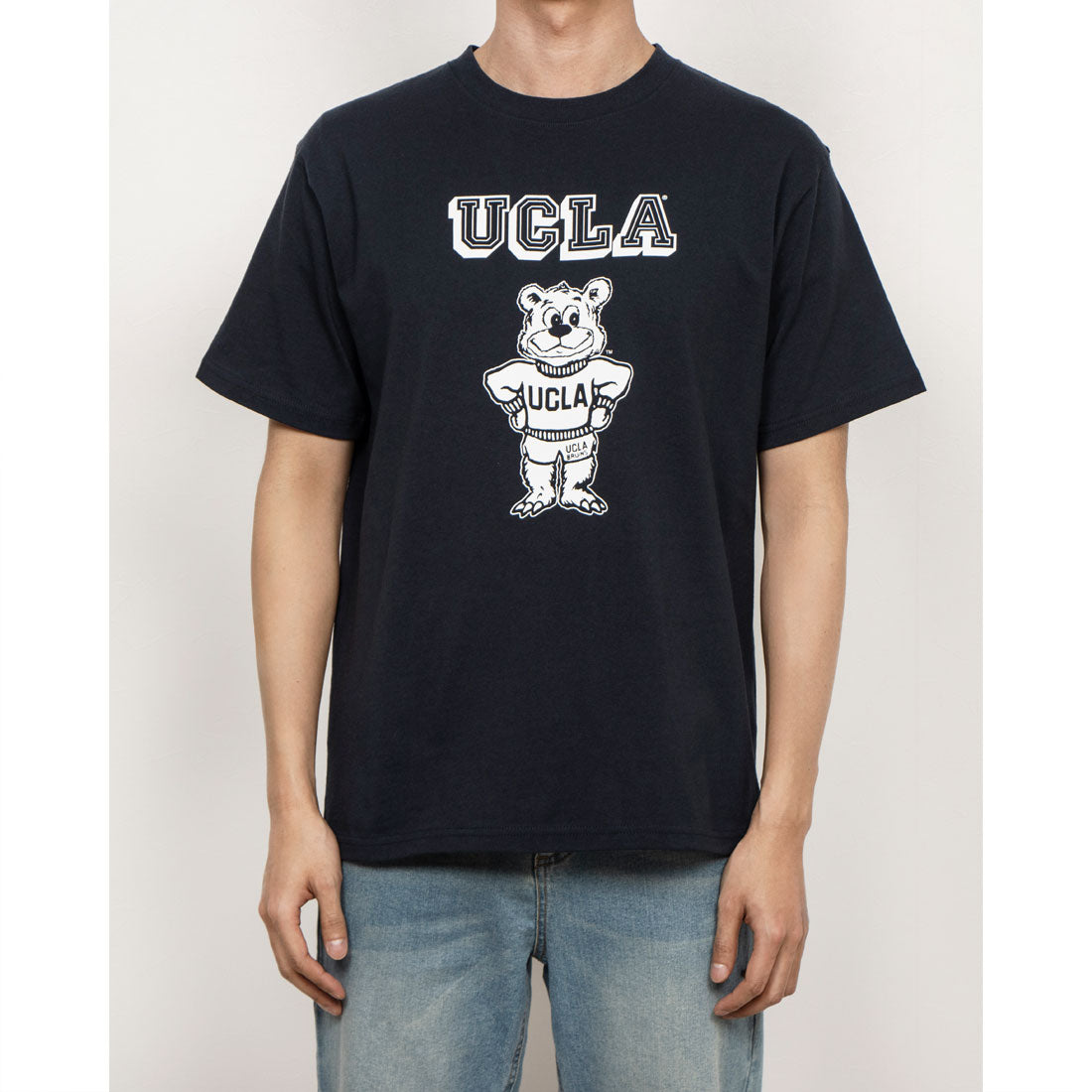 ジェーイーモーガン JEMORGAN UCLA カレッジクルーネックTシャツ (ネイビー) ネイビー