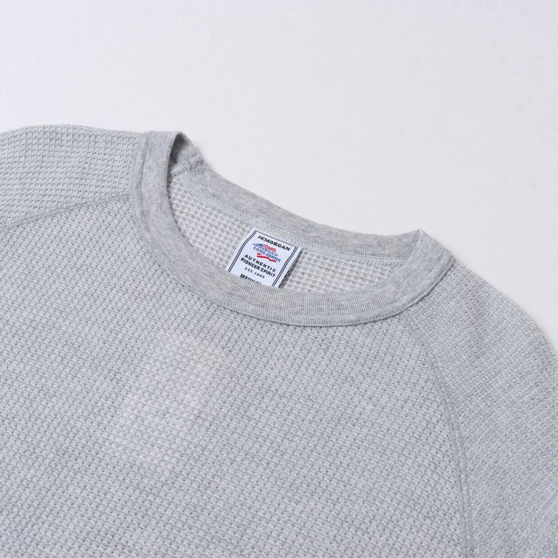 ジェーイーモーガン JEMORGAN JEMORGAN ジェイイーモーガン ワッフル7分袖Tシャツ WAFFLE RAGLAN 3/4 SLEEVE (サックス) サックス