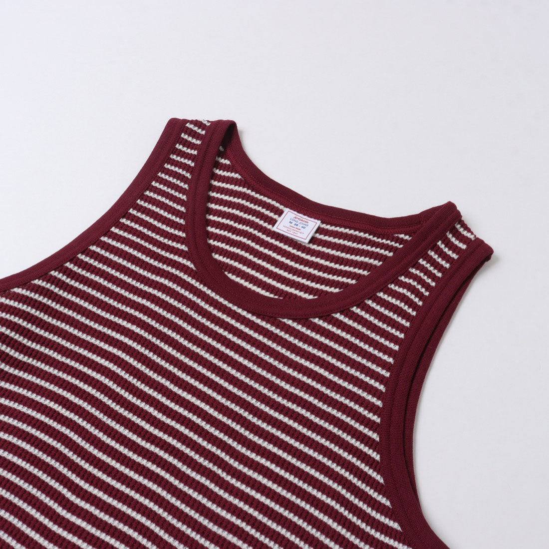ジェーイーモーガン JEMORGAN JEMORGAN ジェイイーモーガン タンクトップ WAFFLE BORDER TANKTOP (グレー) グレー
