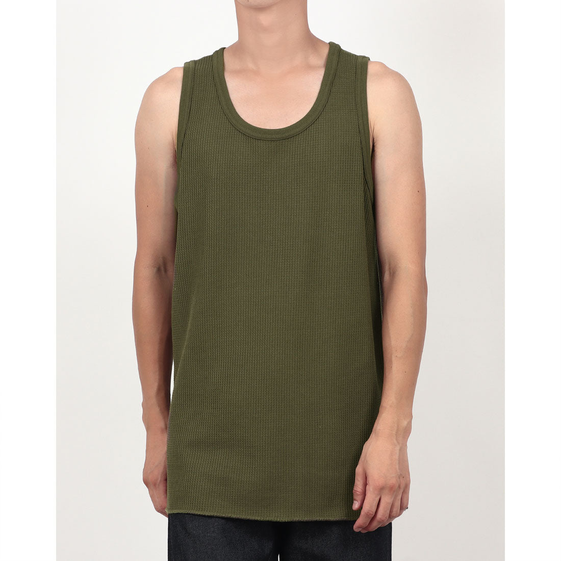 ジェーイーモーガン JEMORGAN JEMORGAN ジェイイーモーガン タンクトップ WAFFLE TANKTOP ワッフルタンクトップ (カーキ) カーキ