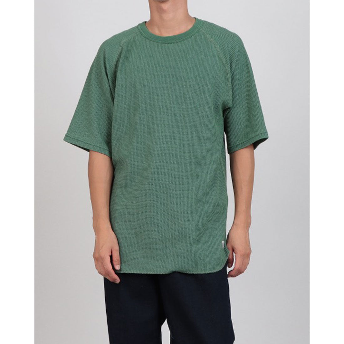 ジェーイーモーガン JEMORGAN JEMORGAN ジェイイーモーガン ワッフルTシャツ WAFFLE PIGMENT DYE RAGLAN S/S TEE ワッフル ピグメント ラグランスリーブ (グリーン) グリーン